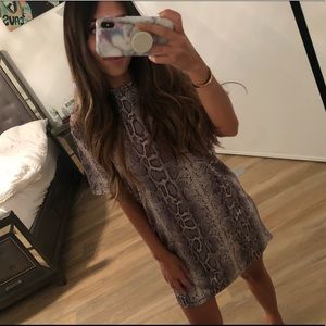 Snakeskin dress